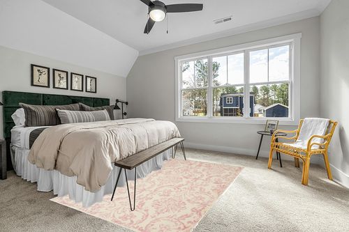 Nourison Jubilant Damask Ivory/Pink 6' x 9' Area -Rug, Easy -Cleaning, Non Shedding, Bed Room, Living Room, Dining Room, Kitchen (6x9) in Grey Traditional Bedroom with King Bed