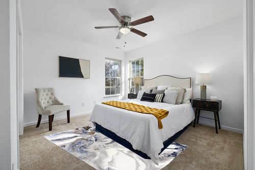 Abani Rugs Abstract Design 5’3” x 7’6” (5'x8') Bedroom Rug - Grey, Brown & Blue Modern Multi-Dimensional Non-Shedding Area Rug in White and Yellow Modern Bedroom