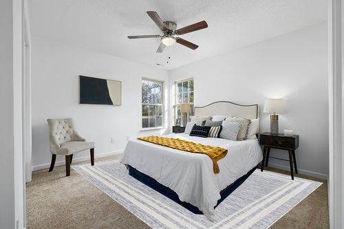 Mark&Day Outdoor Rugs, 9x12 Agency Cottage Denim Indoor/Outdoor Area Rug, Blue Ivory Carpet for Patio, Porch, Deck, Bedroom, Living Room or Kitchen (9'2" x 12') in White and Yellow Modern Bedroom