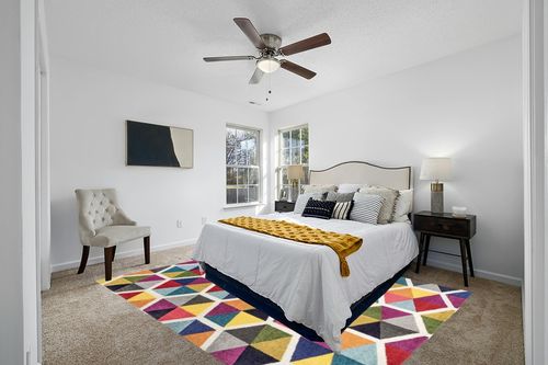 nuLOOM Maris Colorful Geometric Tiles Area Rug, 8' x 10', Multi in White and Yellow Modern Bedroom