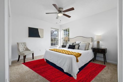 SAFAVIEH Adirondack Collection Area Rug - 8' x 10', Red & Black, Modern Abstract Design, Non-Shedding & Easy Care, Ideal for High Traffic Areas in Living Room, Bedroom (ADR117F) in White and Yellow Modern Bedroom