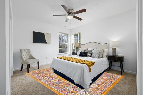 SAFAVIEH Madison Collection Area Rug - 8' x 10', Orange & Fuchsia, Boho Chic Medallion Design, Non-Shedding & Easy Care, Ideal for High Traffic Areas in Living Room, Bedroom (MAD133D) in White and Yellow Modern Bedroom