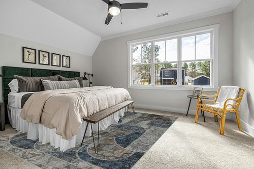 9x12 Area Rugs for Living Room Bedroom, Machine Washable Rug with Low Pile Non-Slip Backing, Soft Large Area Rug Vintage Patchwork Indoor Floor Carpet for Dining Room Nursery Office-Blue/Grey in Grey Traditional Bedroom with King Bed