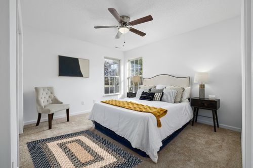Waterbury Farmhouse Handmade Braided Blue Area Rug Dakota Fields Rug Size ... in White and Yellow Modern Bedroom