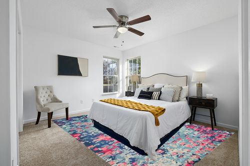 Unique Loom Jardin Collection Colorful, Vibrant, Abstract, Modern Area Rug, 9 x 12 ft, Blue/Pink in White and Yellow Modern Bedroom