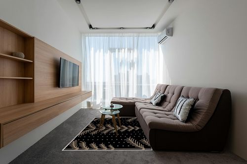 Christmas Area Rug 5 x 8, Washable Bedroom Rug Non-Slip Kitchen Rugs Non Shedding Floor Cover Mat Runner Rug for Living Room Dining Room Outdoor Carpet Merry Christmas Tree Winter Black in Grey Living Room with Brown Couch