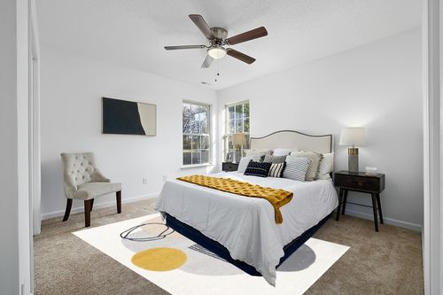 Abani Rugs Cream and Gray 6 ft. X 9 ft. Mid-Century Rug with Circles and Lines. Neutral Tones of Cream, Gray and a pop of Yellow. Minimalistic Design Turkish Stain Resistant Area Rug. in White and Yellow Modern Bedroom