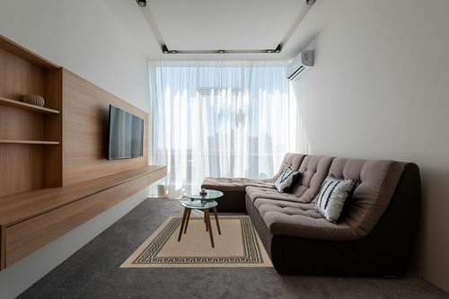 Wonnitar Modern Bordered Easy Jute 5x7 Area Rug,Washable Jute Rugs for Living Room,Non-Slip Indoor Outdoor Throw Mat Farmhouse Black Non-Shedding Floor Carpet for Dining Mud Room Kitchen in Grey Living Room with Brown Couch