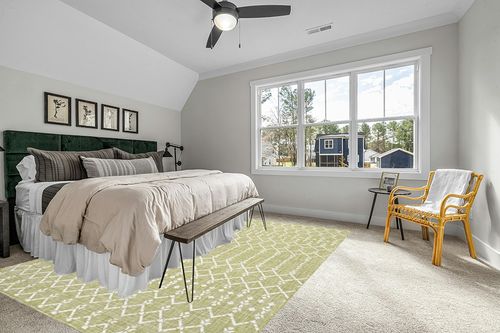 Eyely BMS108N-9 Santa Monica Ourika Moroccan Geometric Textured Weave Indoor/Outdoor Area Rug Rustic, Bedroom, Kitchen, Backyard, Patio, Easy-Cleaning, Non-Shedding, 9 X 12, Light Green/Cream in Grey Traditional Bedroom with King Bed