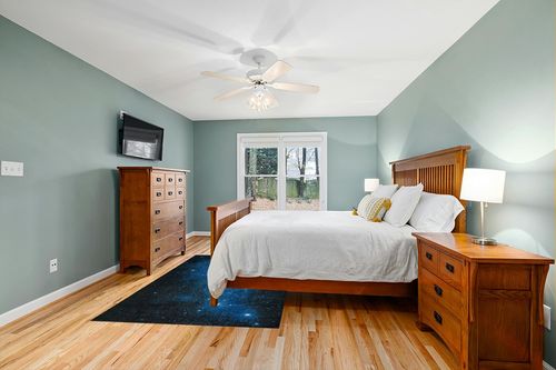 Mohawk Home Kids Playroom Boys Area Rug, Interstellar Blue (5' x 8') in Teal and Orange Wood Bedroom