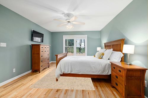 Rugs USA x Arvin Olano Melrose Checked Wool Area Rug - 6x9 Area Rug Farmhouse Cream for Living Room Bedroom Dining Room Kitchen in Teal and Orange Wood Bedroom