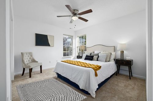 Super Area Rugs Tri-Color Cotton Farmhouse Braided Cotton Rug - Buffalo Check Black,White,Gray 4' x 6' Rectangle in White and Yellow Modern Bedroom