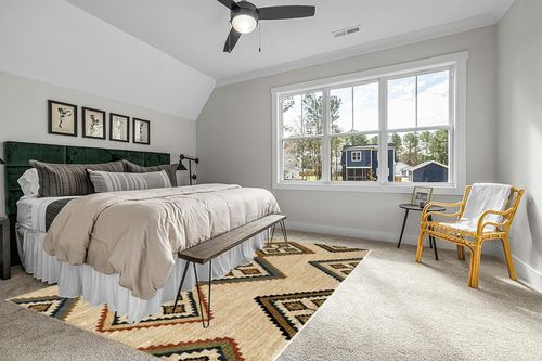 Orian Rugs Next Generation Carsitas Area Rug, 7'10" x 10'10", Off-White in Grey Traditional Bedroom with King Bed