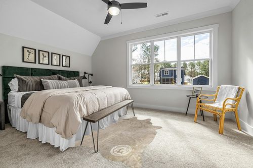 Sunshine Cowhides Genuine Metallic Gold on Off White Cowhide Rug - Luxurious Cow Rug for Bedroom, Living Room, and Home Decor Enthusiasts - Masterpiece of Style and Functionality - 6x8ft (180x240cm) in Grey Traditional Bedroom with King Bed