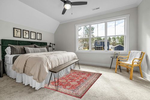 Nourison Fulton Persian Red 5' x 7' Area -Rug, Easy -Cleaning, Non Shedding, Bed Room, Living Room, Dining Room, Kitchen (5x7) in Grey Traditional Bedroom with King Bed