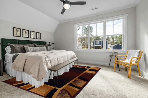 Home Dynamix Premium Rizzy Contemporary Abstract Border Area Rug, Brown/Beige, 7'8"x10'7" in Grey Traditional Bedroom with King Bed