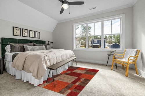 Unique Loom Autumn Collection Modern Contemporary Casual Abstract Area Rug, 5' 3" x 8', Multi/Dark Brown in Grey Traditional Bedroom with King Bed