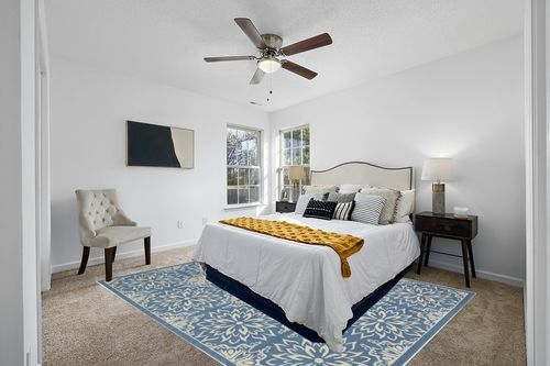 Nourison Jubilant Floral Ivory/Blue 7'10" x 9'10" Area Rug, Easy -Cleaning, Non Shedding, Bed Room, Living Room, Dining Room, Kitchen (8x10) in White and Yellow Modern Bedroom