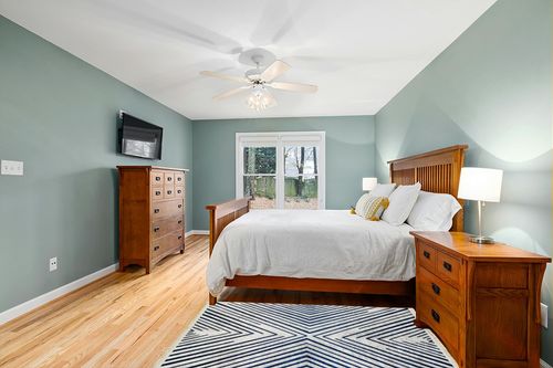 Alfa Rich 4x6 Area Rug, Ultra-Thin Geometric Grey Blue Rug, Non-Slip Machine Washable Rugs in Teal and Orange Wood Bedroom
