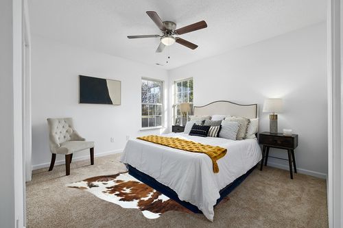 Sunshine Cowhides Genuine Tricolor Cowhide Rug - Luxurious Cow Rug for Bedroom, Living Room, and Home Decor Enthusiasts - Masterpiece of Style and Functionality - 6x6-7ft (180x220cm) in White and Yellow Modern Bedroom