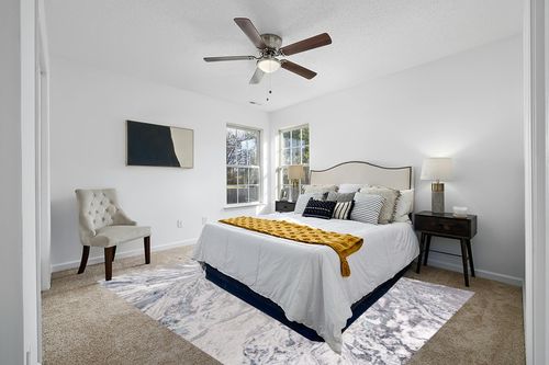 JONATHAN Y SOR203B-8 Swirl Marbled Abstract Indoor Area-Rug Contemporary Casual Transitional Easy-Cleaning Bedroom Kitchen Living Room Non Shedding, 8 X 10, Gray/Blue in White and Yellow Modern Bedroom