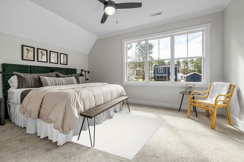 Nourison Washable Essentials Modern Ivory Grey 5'3" x 7'3" Area Rug, Non Shedding, Bed Room, Living Room, Dining Room, Kitchen (5x7) in Grey Traditional Bedroom with King Bed