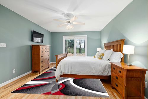 Persian Area Rugs 2305 Gray 8x11 Abstract Area Rug, 8 x 11 ft in Teal and Orange Wood Bedroom