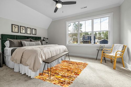Bungalow Rose Messiah Hand-Tufted Gold/Yellow Shag Area Rug, Size: Rectangle 5' x 8' in Grey Traditional Bedroom with King Bed