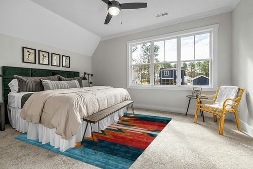 LIVEBOX Washable Native American Christmas Rug 8x10 - Soft Western Rugs for Living Room Thin Non-Slip Rug for Bedroom, Throw Carpet Southwestern Large Rugs for Living Room,(8 x 10 ft, Red Multi) in Grey Traditional Bedroom with King Bed