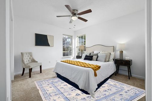 Marconi Floral Blue Area Rug Laurel Foundry Modern Farmhouse Rug Size: Square 7'10" in White and Yellow Modern Bedroom