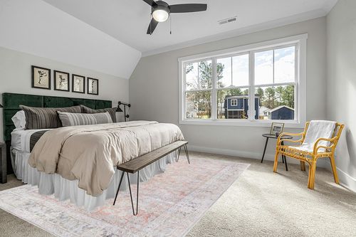 Superior Indoor Large Area Rug, Geometric Home Floor Decor, Farmhouse Aesthetic Rugs for Living Room/Dining, Kitchen, Entryway, Office, Bedroom Accent, Lottie Collection, Butterscotch, 9' x 12' in Grey Traditional Bedroom with King Bed