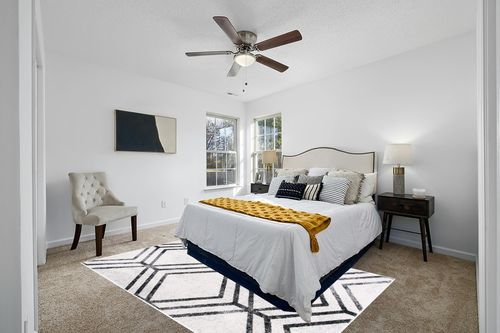 SAFAVIEH Adirondack Collection Area Rug - 6' x 9', Ivory & Charcoal, Modern Geometric Distressed Design, Non-Shedding & Easy Care, Ideal for High Traffic Areas in Living Room, Bedroom (ADR253B) in White and Yellow Modern Bedroom