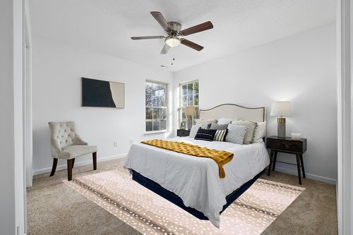 Hand Tufted Traditional Wool Area Rugs by Allen Home | Durable | 100% Wool | Living Room, Dining Room, Bedroom, and Entryway Area Rugs | 8’ x 10’ | Antelope Beige in White and Yellow Modern Bedroom