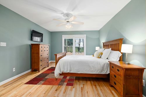 Unique Loom Autumn Collection Modern Contemporary Casual Abstract Area Rug, 5' 3" x 8', Multi/Dark Brown in Teal and Orange Wood Bedroom