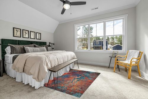 Nourison Celestial Red/Blue Atlantic 5'3" x 7'3" Area -Rug, Contemporary, Abstract, Easy -Cleaning, Non Shedding, Bed Room, Living Room, Dining Room, Kitchen, (5' x 7') in Grey Traditional Bedroom with King Bed