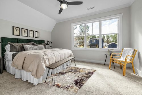 COLORPAPA Modern Abstract Area Rug 5x7 Washable Rug for Living Room Bedroom Dining Room Office Non-Slip Soft Floor Carpet, Purple/Beige/Yellow in Grey Traditional Bedroom with King Bed