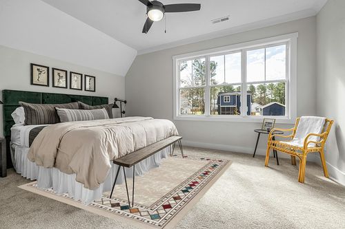 Antep Rugs Alfombras Modern Bordered 8x10 Non-Skid (Non-Slip) Low Profile Pile Rubber Backing Indoor Area Rugs (Beige, 7'10" x 10') in Grey Traditional Bedroom with King Bed