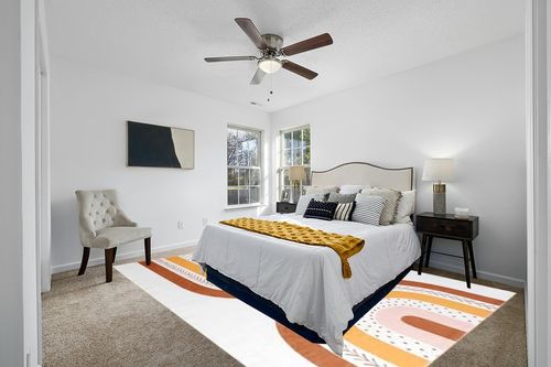 HOMBYS 9x12 Boho Area Rug for Living Room Bedroom, Large Modern Rainbow Floor Carpet with Non-Slip Backing for Indoor Office Dining Room, Home Deco Non-Shedding, Orange, Machine Washable ﻿ in White and Yellow Modern Bedroom