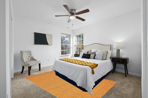 BHADOHI RUGS COLLECTION Rectangular Orange Colour, Filled Small Squares Fully Loop Tufted Area Rug, 2 CM Loop-Pile. for- Bedroom, Hallway, Kitchen, Dinningroom, Livingroom, ect. in Different Sizes. in White and Yellow Modern Bedroom