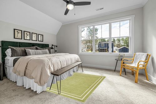 Ebern Designs Essentials Solid Green Ivory Area Rug Ebern Designs Rug Size ... in Grey Traditional Bedroom with King Bed