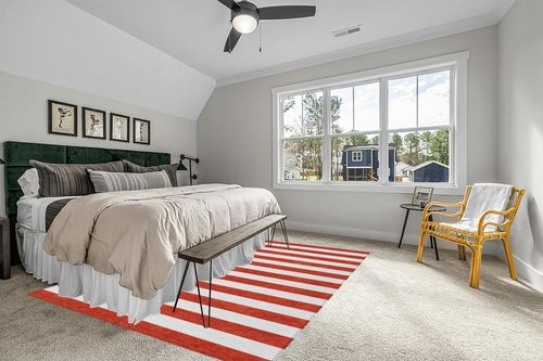 Addison Rugs Chantille ACN528 Red 8' x 10 Indoor Outdoor Area Rug, Stain Resistant, Machine Washable, Non Shedding, Bedroom, Living Room, Dining Room, Kitchen Rug in Grey Traditional Bedroom with King Bed
