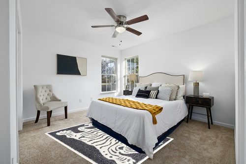 Hauteloom Tilos Moroccan Farmhouse Living Room Bedroom Nursery Shag Area Rug - Shaggy Carpet - Tiger Pattern - High Plush Pile - Dark Grey, Charcoal, Beige, Cream - 5'3" x 7' in White and Yellow Modern Bedroom