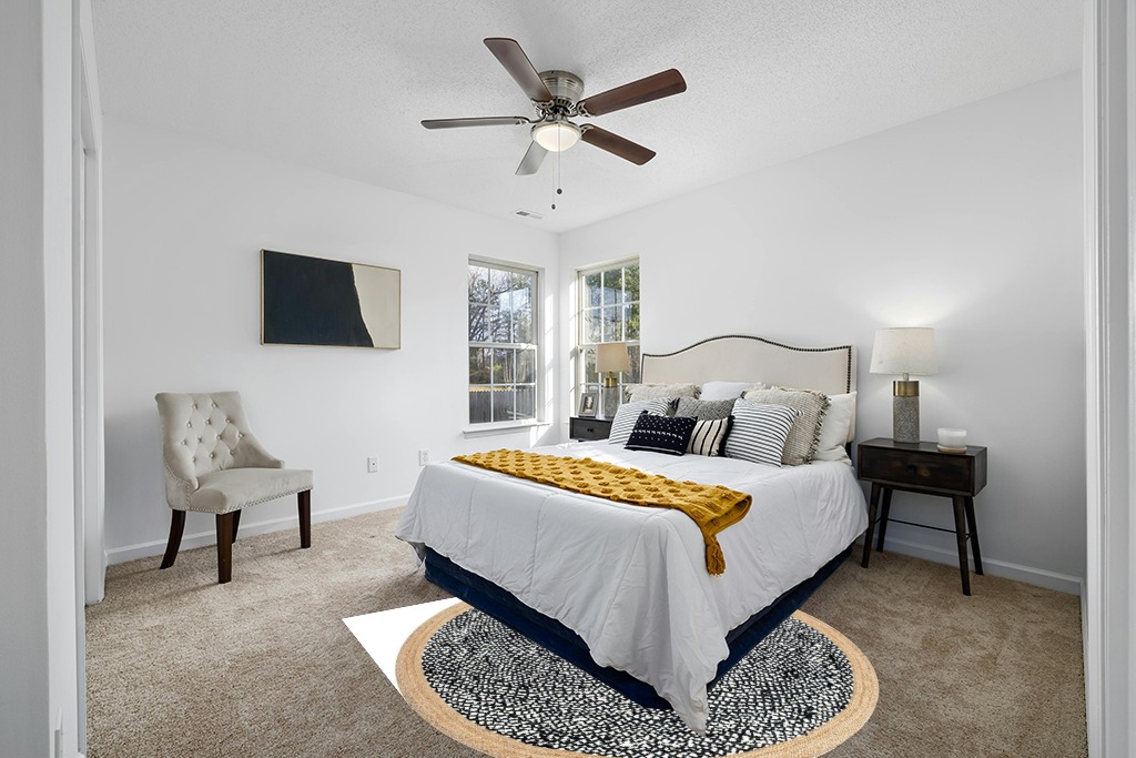 nuLOOM Lesha Natural Fiber Area Rug, 6' Round, Black in White and Yellow Modern Bedroom