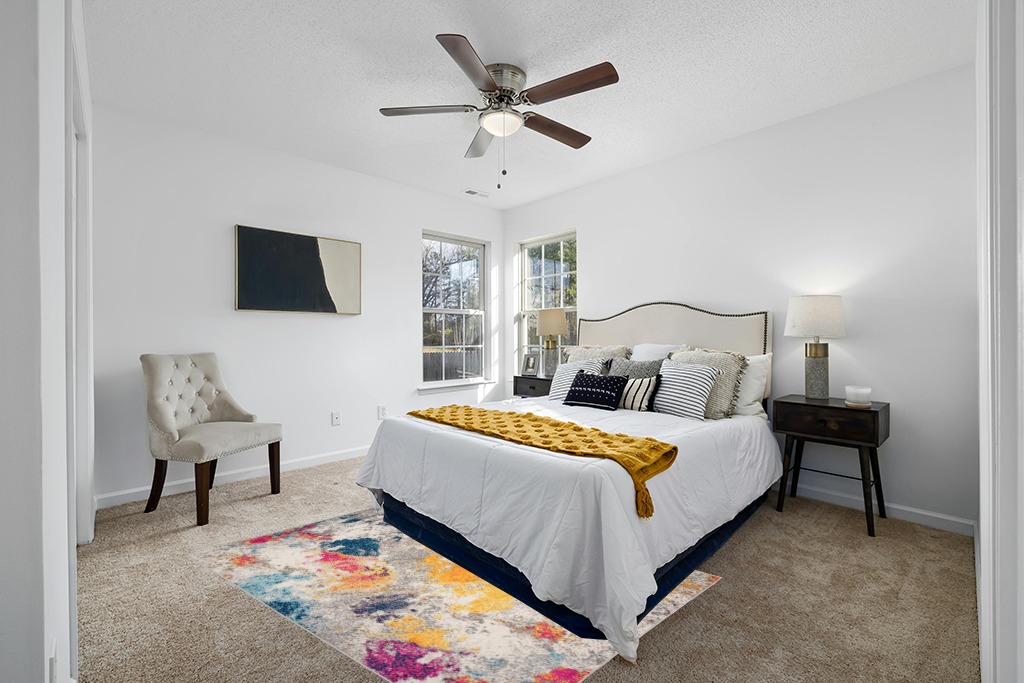 ‎Multi ‎Contemporary ‎Non Slip, Washable ‎Kitchen Rug in White and Yellow Modern Bedroom