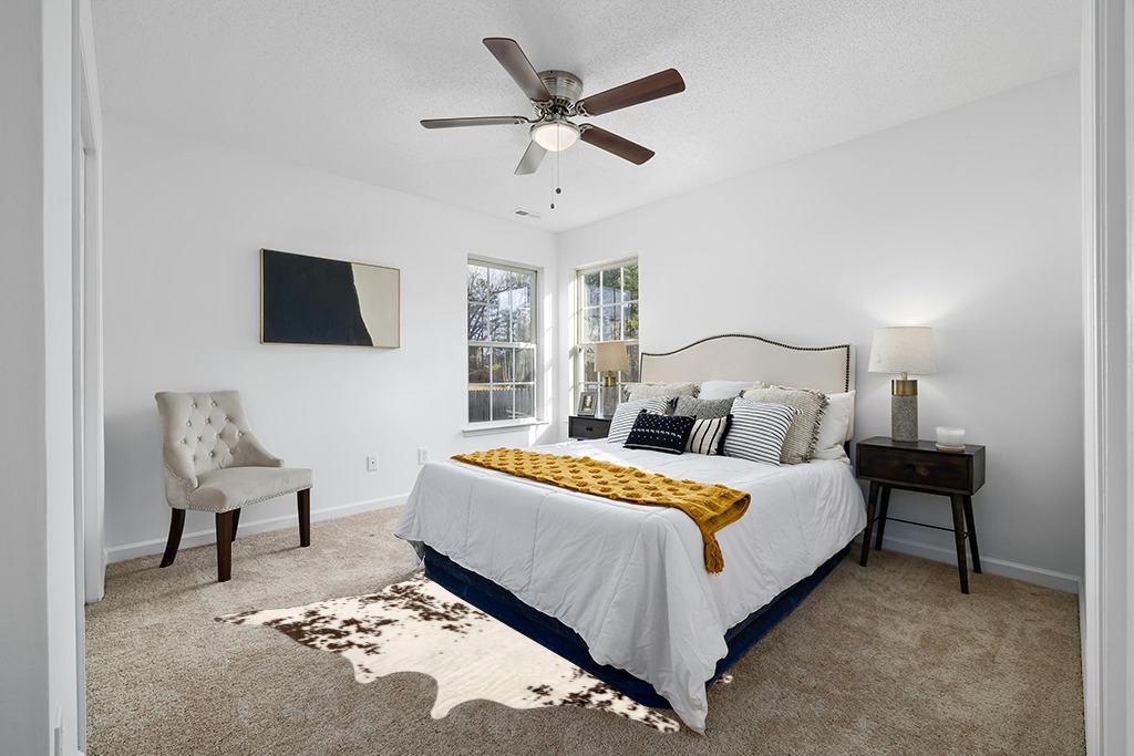nuLOOM Marcia Machine Washable Faux Cowhide Area Rug, 5' x 6' 7", Brown in White and Yellow Modern Bedroom