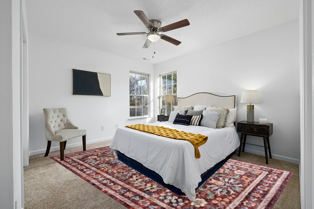 Loloi Rifle Paper Co. Maison Collection MAO-06 Red 8'-4" x 11'-6", .19" Pile Height, Area Rug in White and Yellow Modern Bedroom
