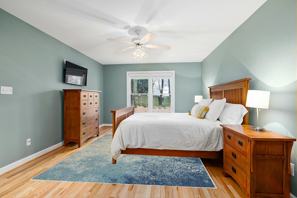 Nourison Passion Navy/Light Blue 8' x 10' Area -Rug, Modern, Abstract, Easy -Cleaning, Non Shedding, Bed Room, Living Room, Dining Room, Kitchen (8x10) in Teal and Orange Wood Bedroom