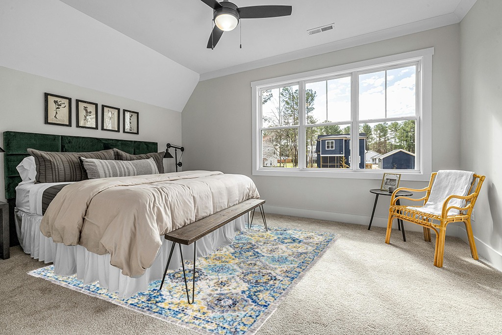 JONATHAN Y MDP205A-8 Modern Persian Boho Vintage Trellis Rug Bohemian Bedroom LivingRoom Kitchen,8 X 10,Blue/Multi in Grey Traditional Bedroom with King Bed