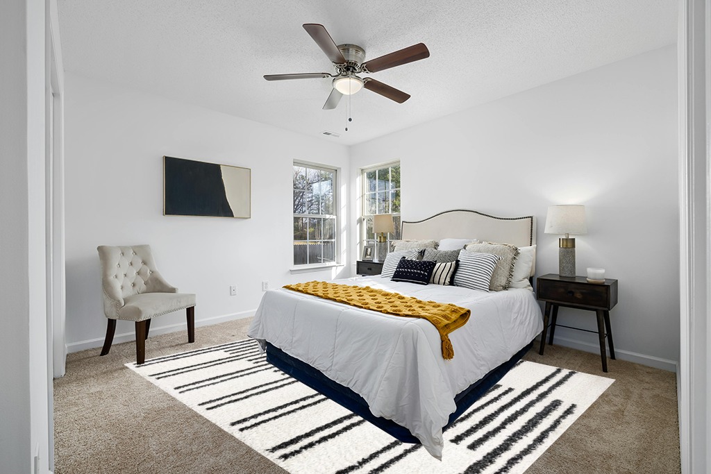 Eyely HOM406A-8 Moroccan Hype Petra Stripe Geometric Shag Indoor Area Rug Bohemian;Transitional;Modern, Bedroom, Kitchen, Living Room, Easy-Cleaning, Non-Shedding, 8 X 10, White/Gray in White and Yellow Modern Bedroom
