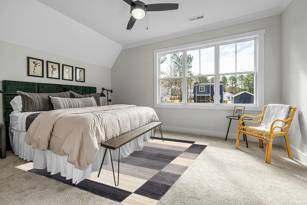 Pasargad Home Gramercy Collection Hand-Loomed Silk & Wool Ivory/Grey Area Rug- 7' 9" X 9' 9" in Grey Traditional Bedroom with King Bed